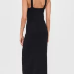 Rosette Knit Midi Dress Thumbnail 2