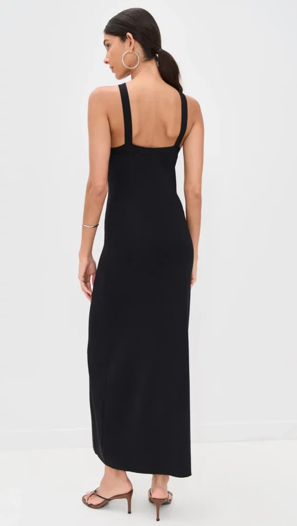 Rosette Knit Midi Dress Full Size Image 2