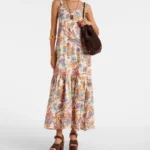 Paisley Cotton Maxi Dress Thumbnail 1