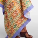 Printed Silk Midi Dress Thumbnail 2