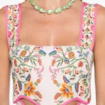 Floral-embroidery Mini Dress Thumbnail 2