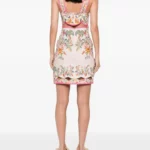 Floral-embroidery Mini Dress Thumbnail 4