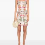 Floral-embroidery Mini Dress Thumbnail 1