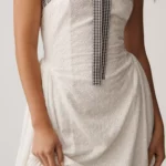 Rosie Strapless Bow Midi Dress Thumbnail 3