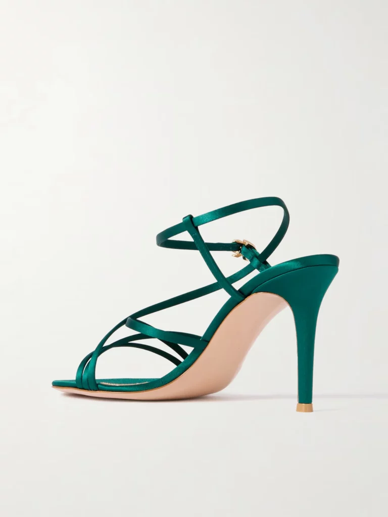 85mm Satin Sandals Full Size Image 3