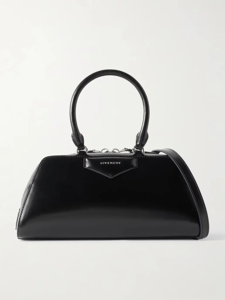 Antigona East-West Small Leather Tote Full Size Image 1