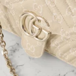 GG Marmont Embellished Matellase Shoulder Bag Thumbnail 5