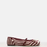 Horsebit Calf Hair Ballet Flats Thumbnail 1