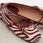 Horsebit Calf Hair Ballet Flats Thumbnail 2
