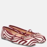 Horsebit Calf Hair Ballet Flats Thumbnail 3