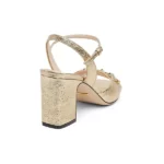 Lady Horsebit Metallic Leather Sandals Thumbnail 3