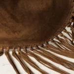 Oskan Soft Fringed Suede Shoulder Bag Thumbnail 3