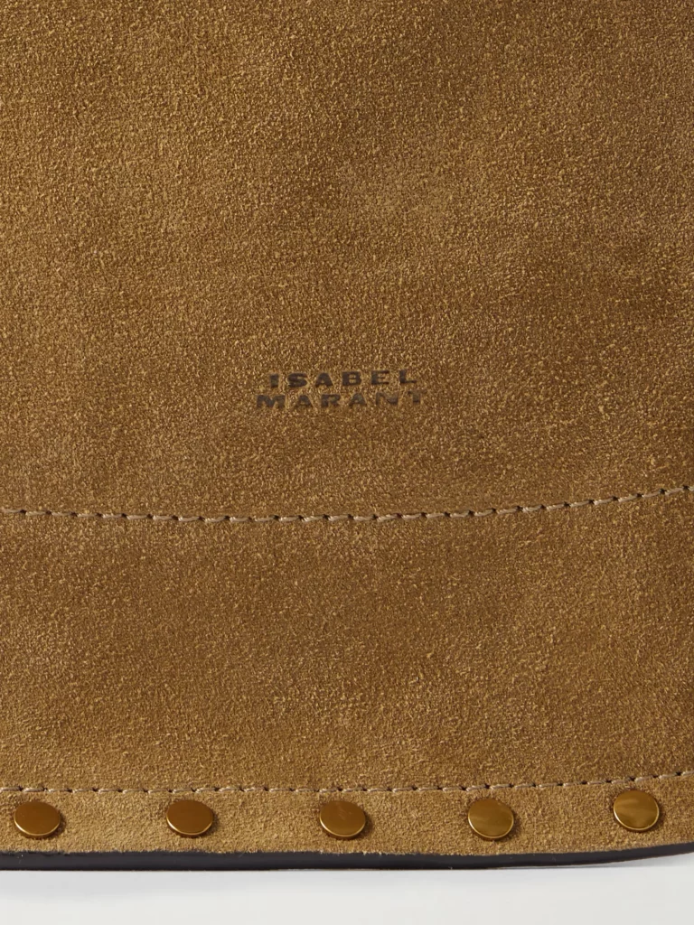 Oskan Studded Suede Tote Full Size Image 2