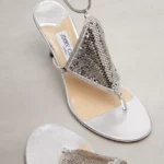 Archive Thong 85 Metallic Leather Sandals Thumbnail 4