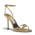 Leo Metallic Leather Sandals Thumbnail 4