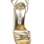 Leo Metallic Leather Sandals Thumbnail 5