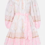 Printed Off-shoulder Cotton Minidress Thumbnail 5