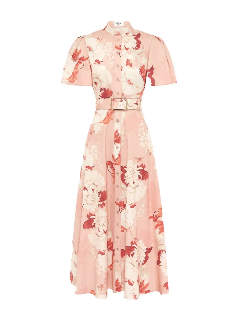 Bianca Short Sleeve Midi Dress Full Size Image 3