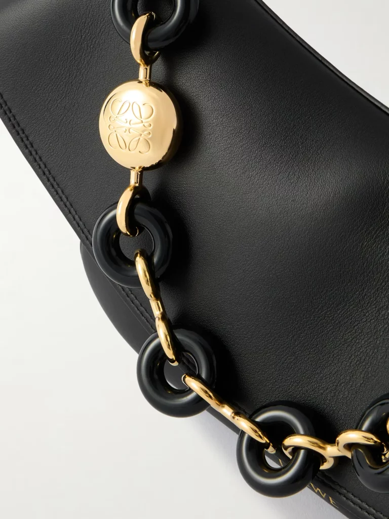 Ola Medium Embellished Leather Shoulder Bag Full Size Image 4