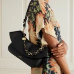 Ola Medium Embellished Leather Shoulder Bag Thumbnail 3