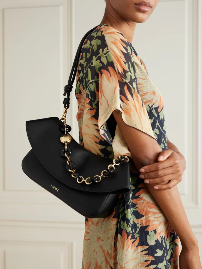Ola Medium Embellished Leather Shoulder Bag Full Size Image 3