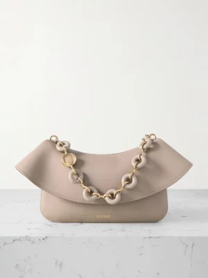 LOEWE Ola Medium Embellished Leather Shoulder Bag