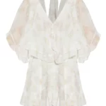 Avaline Ruffled Floral-print Dress Thumbnail 3