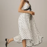 Sleeveless V-neck Midi Slip Dress Thumbnail 2