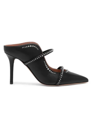 MALONE SOULIERS Maureen Studded Leather Mules