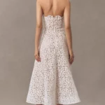 Petunia Strapless Lace A-Line Midi Dress Thumbnail 2