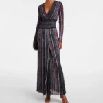 Sequined Striped Gown Thumbnail 1