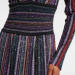 Sequined Striped Gown Thumbnail 2