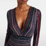 Sequined Striped Gown Thumbnail 3