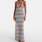 Zigzag Lame Beach Dress Thumbnail 1