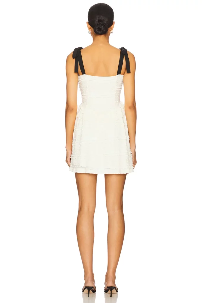 Margo Tie Strap Mini Dress Full Size Image 3