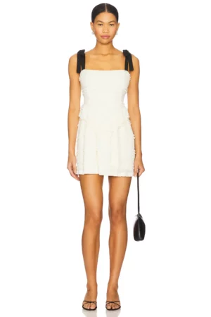 MORE TO COME Margo Tie Strap Mini Dress
