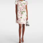 Floral Cotton-blend Tweed Minidress Thumbnail 1