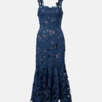Guipure Lace Midi Dress Thumbnail 5