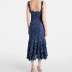 Guipure Lace Midi Dress Thumbnail 3