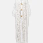 Lace Guipure Midi Dress Thumbnail 7