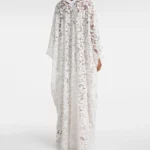Lace Guipure Midi Dress Thumbnail 6
