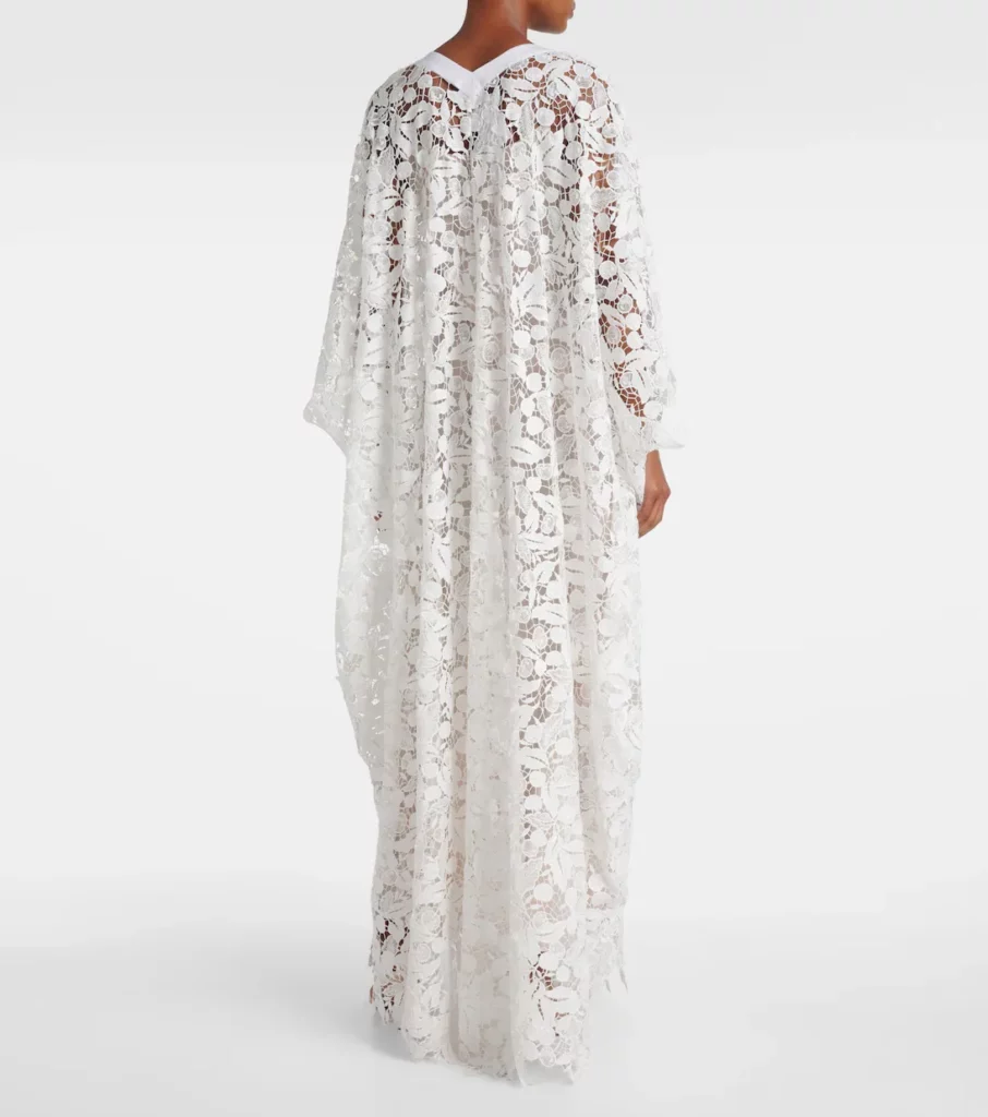 Lace Guipure Midi Dress Full Size Image 6