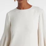Lace-trimmed Silk-blend Georgette Kaftan Thumbnail 2