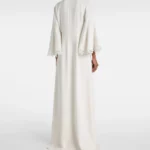 Lace-trimmed Silk-blend Georgette Kaftan Thumbnail 5