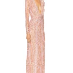 Botanic Retro Tulle Maxi Dress Thumbnail 2