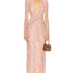 Botanic Retro Tulle Maxi Dress Thumbnail 1