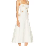 Tropic Linen Midi Dress Thumbnail 2