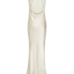 Cowl-neck Lace-back Gown Thumbnail 3