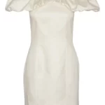 Off-shoulder Ruched Minidress Thumbnail 6