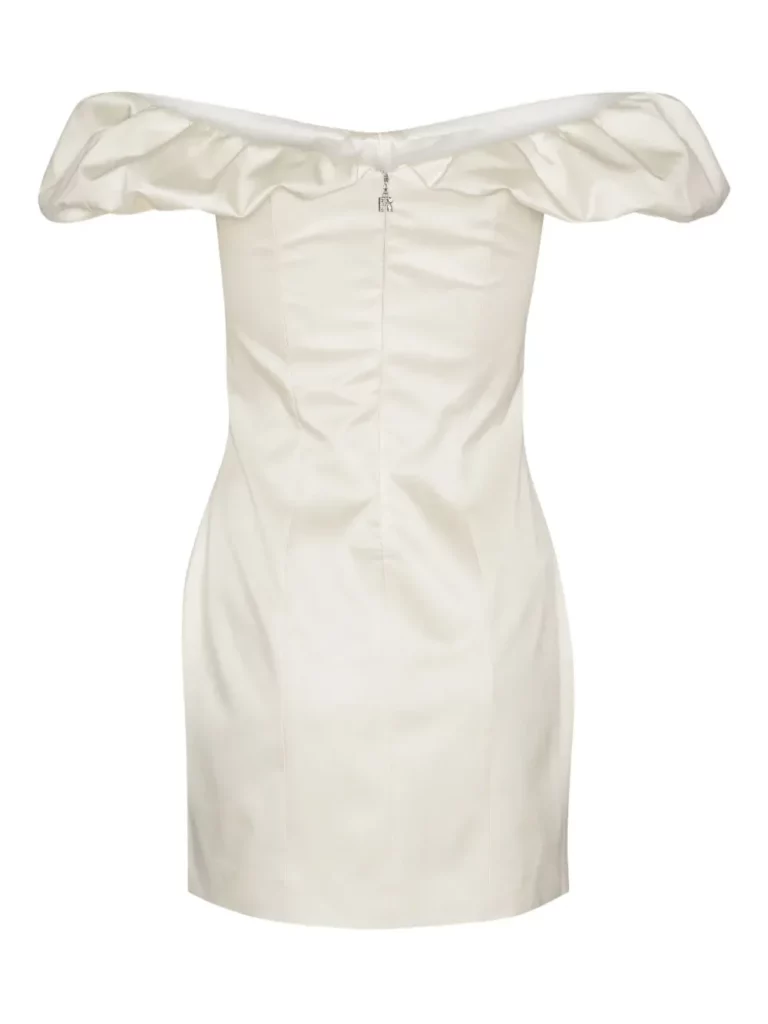 Off-shoulder Ruched Minidress Full Size Image 2